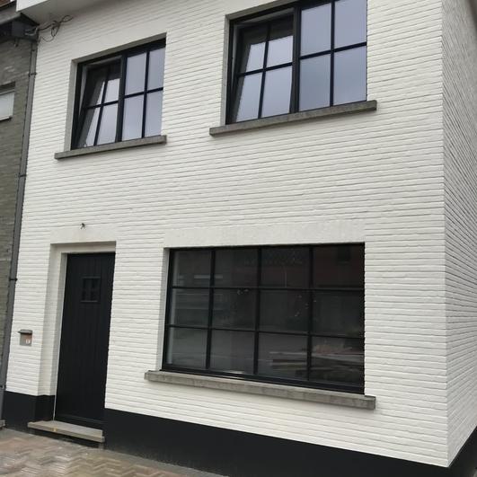 Baksteenmotief gevelbekleding