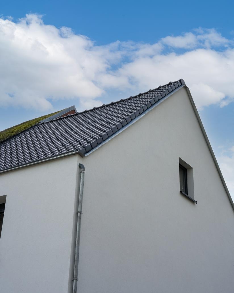 Gevelrenovatie met crepi in Brakel