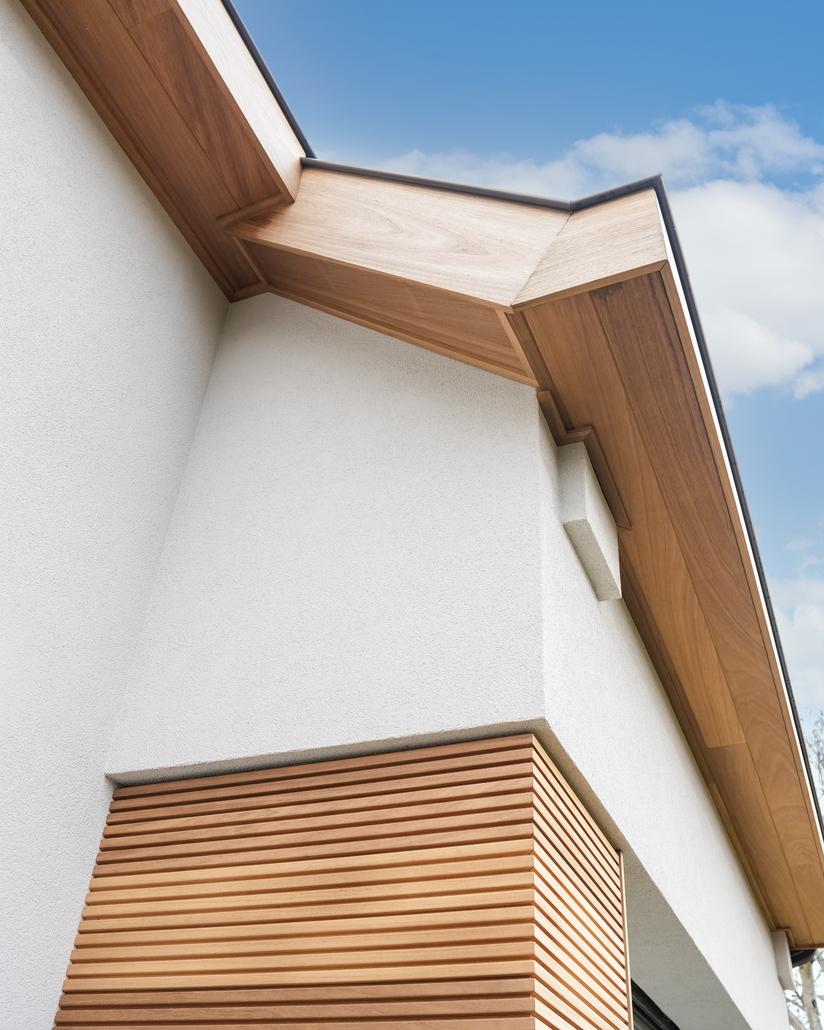 Crepi en hout gevelisolatie in Oostakker