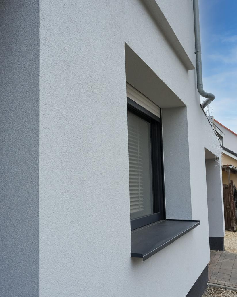 Gevelrenovatie met crepi in Appels