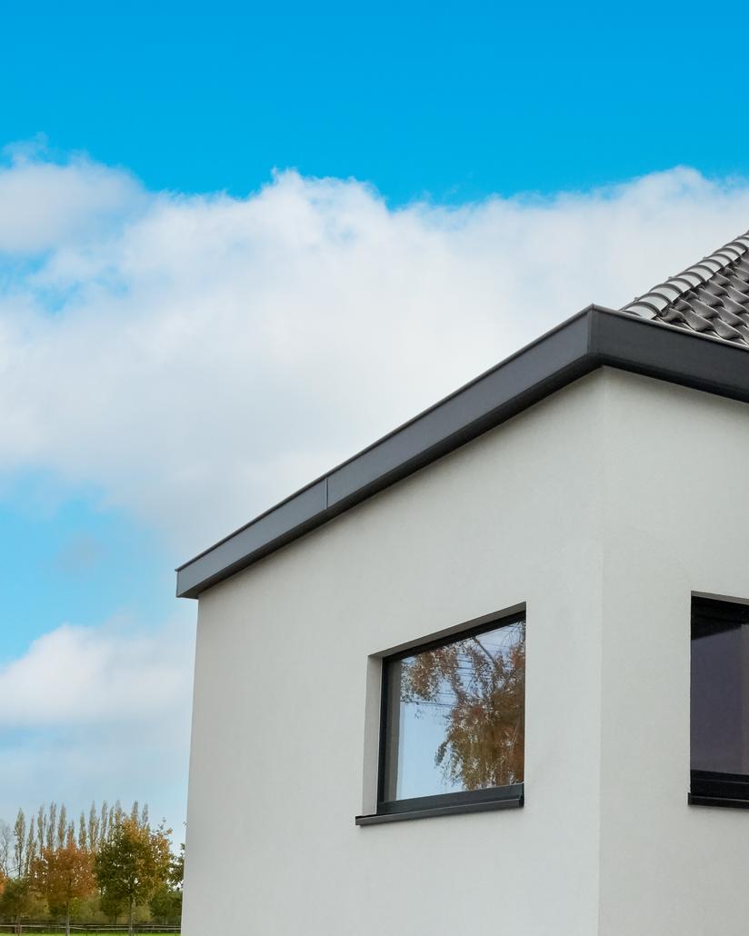 Gevelisolatie met crepi in Veldegem