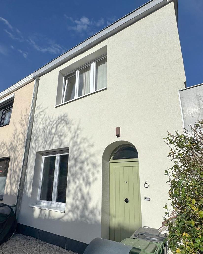 Gevelisolatie met crepi in Wondelgem