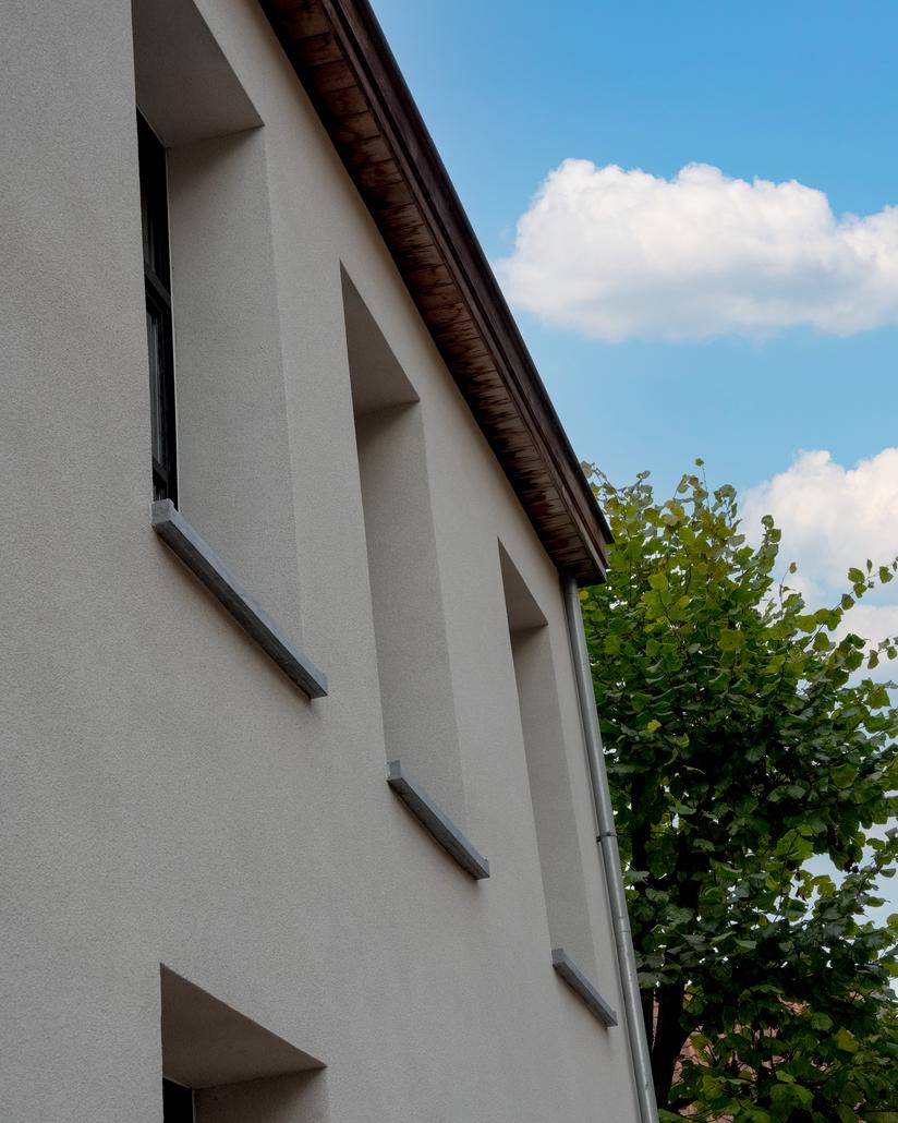 Gevelisolatie met spuitkurk in Bornem