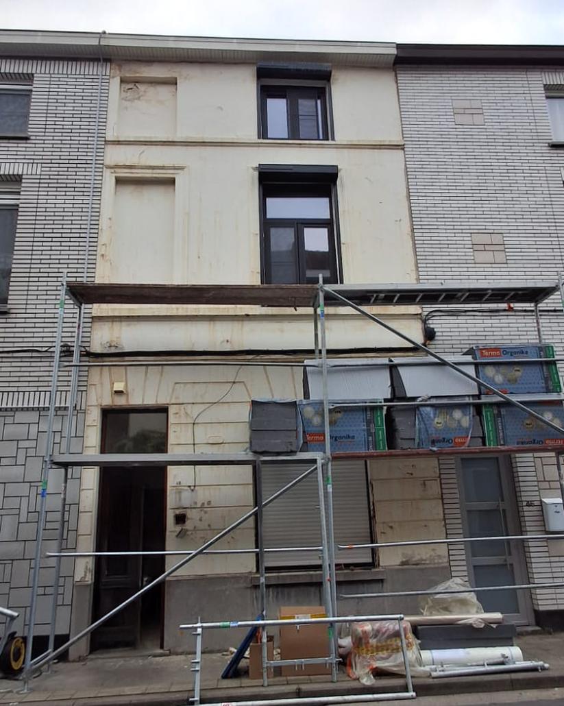 Spuitkurk gevelisolatie in Gent