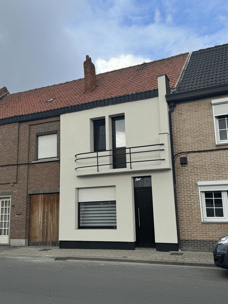 Facade renovation with crepi in Hamme