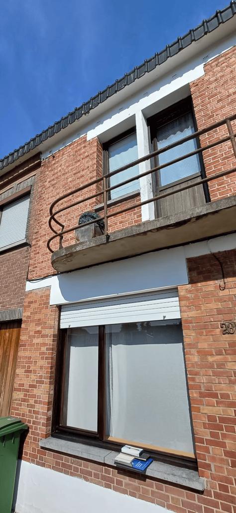 Facade renovation with crepi in Hamme