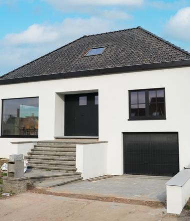 Gevelisolatie met crepi in Veldegem