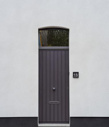 Foto Gesloten woning in Berlare met spuitkurk, isolatie en alu details